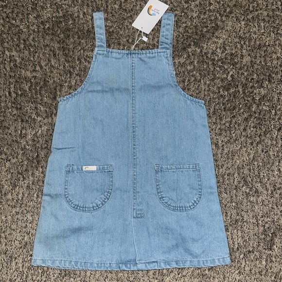 Rainbow pot denim dress - Picture 4 of 5